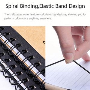 Cuaderno Multifuncional Premium para Oficina y Estudiantes, Calculadora Portátil con Energía Solar, Papel Creativo para Escribir - Product Image 5