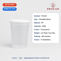 Contenants alimentaires en plastique de 32 oz avec couvercles, contenants de stockage alimentaire jetables transparents pour la préparation des repas, les plats à emporter, les restes