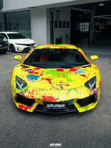 Pour <span class=keywords><strong>Lamborghini</strong></span> <span class=keywords><strong>Aventador</strong></span> LP700 Kit de carrosserie en Fiber de carbone sèche LP700 OEM becquet de diffuseur de lèvre avant en Fiber de carbone - Product Image 2