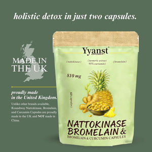 แคปซูลขมิ้นและโบรมีเลนแบรนด์ส่วนตัว บำรุงสุขภาพข้อต่อ ช่วยดีท็อกซ์ตับ ส่งเสริมการย่อยอาหาร - Product Image 4