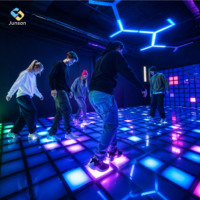 Système de jeu interactif au sol à LED par pixels, équipement de terrain de jeu intérieur, fabriqué en Chine