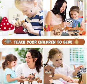 Kit da cucire in feltro per animali artigianali di alta qualità - Product Image 4