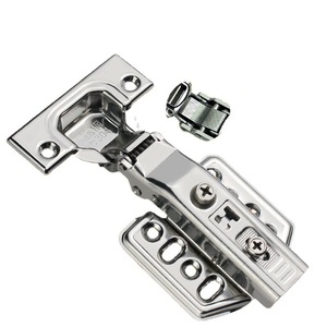 Bisagra de puerta de gabinete personalizada de superposición completa con amortiguación hidráulica de cierre suave de 1.2MM para accesorios de muebles de cocina, venta al por mayor de fábrica - Product Image 1