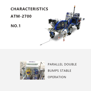 Factory Price Line Machine Two Component Cold <strong>Paint</strong> <strong>Driving</strong> Road Line Marking Machine - Product Image 4