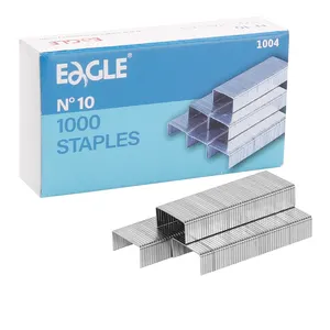 Eagle Low Price Wholesale Staple Pin No 10 For For #10 Mini Staplers High Quality Silver Metal School Global Office