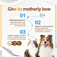 Bâtonnets de Lait de Chèvre Lyophilisé pour Animaux de Compagnie – Friandises au Lait de Chèvre et au Poulet pour Chiots, Chatons, Chiens Adultes et Chats – Supplément Nutritionnel pour le Nettoyage des Dents
