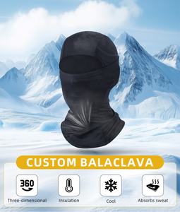 Chapeau Balaclava d'hiver unisexe, masque <span class=keywords><strong>de</strong></span> <span class=keywords><strong>ski</strong></span> thermique, couvrant tout le visage, imperméable, coupe-vent, équipement d'extérieur pour temps froid, OEM - Product Image 3