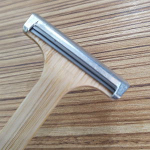 Maquinilla de afeitar para <span class=keywords><strong>hotel</strong></span> con mango de bambú biodegradable sin plástico, 2 cuchillas - Product Image 2