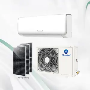 Puremind nhà máy 100% năng lượng mặt trời điều hòa không khí 9000BTU giá 0.75ton 1HP năng lượng mặt trời Powered điều kiện không khí ít năng lượng cần thiết 48V DC AC