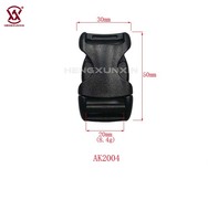 Boucles de Serrage Latérales en Plastique Noir de 20 mm pour Casques et Sacs à Dos de Camping - Accessoires de Grossiste