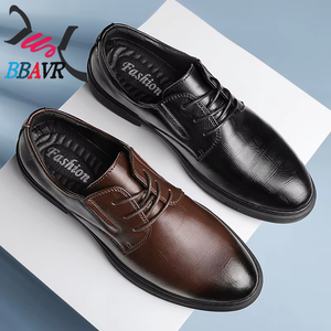 Zapatos de Vestir Casuales con Cordones para Hombre, de Moda, 2 Colores, Tallas 38-48, Antideslizantes y Resistentes al Desgaste, para Primavera, Verano e Invierno, Venta Directa de Fábrica - Product Image 3