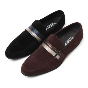 New Men's Height Increasing Leather Shoes-Ankle-length Cowhide Single Shoes Comfortable <b>Matte</b> Finish Trendy Casual Waterproof - Product Image 2