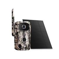 Caméras de chasse sur sentier pour la faune, les cerfs et la chasse, avec capteur de mouvement extérieur étanche, vision nocturne infrarouge 940 nm, 4G LTE, suivi GPS