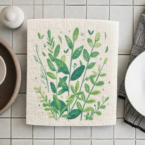 Chiffons à vaisselle en pulpe de bois hautement absorbants, outils de cuisine <span class=keywords><strong>pour</strong></span> le nettoyage de la cuisine, réutilisables <span class=keywords><strong>pour</strong></span> la vaisselle, les comptoirs, le verre et <span class=keywords><strong>l</strong></span>'acier inoxydable - Product Image 1