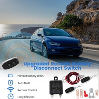 Interrupteur de batterie universel 2V 200A, relais intégré, télécommande sans fil, déconnexion de la batterie de voiture, interrupteur principal d'isolation
