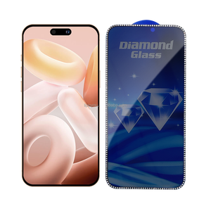Pellicola Protettiva in Vetro Temperato Luminoso Diamantato per <span class=keywords><strong>iPhone</strong></span> 11 Pro 12 13 <span class=keywords><strong>14</strong></span> 15 16 Pro Max - Product Image 1