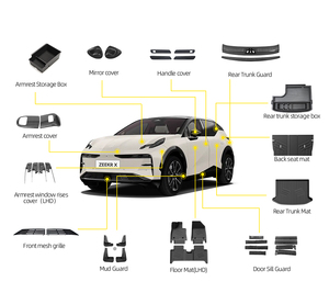 Caja de almacenamiento para reposabrazos para Zeekr X, accesorios, reposabrazos de plástico ABS, organizador de consola central, accesorio Interior para automóvil - Product Image 2