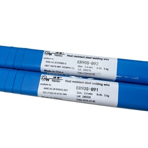 <strong>TIG</strong> Rod ER90S-B9 P91 T91 <strong>Welding</strong> Rod ER62-G ER90S-G Heat Resistant <strong>Steel</strong> Argon <strong>Tungsten</strong> Arc <strong>Welding</strong> Wire