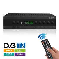 Decodificador Personalizado H.264 H.265 DVB T2 1080p, Receptor de TV TDT, Receptor Digital DVB-T2 para Televisores