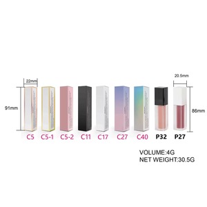 Brillo Labial de Marca Privada al por Mayor, Lápiz Labial Líquido Mate, Brillo Labial Brillante con Purpurina, Transparente con Caja - Product Image 3