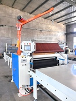 Machine de stratification de film de revêtement de rouleau de colle d'unité centrale de solvant pour le film de pp/PVC/feuille collant des panneaux plats de MDF/aluminium/WPC/PVC