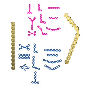 CANWELL Titanium Micro <span class=keywords><strong>Mini</strong></span> Mandibulaire Plaat Orthopedisch Implantaat Botchirurgie Maxillofaciale Vergrendelplaten Ziekenhuisgebruik CE - Product Image 1