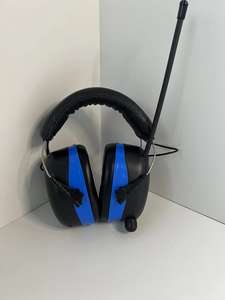 डिजिटल डिस्प्ले ब्लूटूथ शोर रद्द करने वाले हेडफ़ोन fm/dab रेडियो लॉन जो सुनवाई सुरक्षा साउंडप्रूफ इयरमफ - Product Image 3