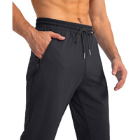 Pantalon de sport pour homme, logo personnalisé, performance, évacuation de l'humidité, coupe ajustée, entraînement en salle, respirant, séchage rapide, haute qualité, ODM