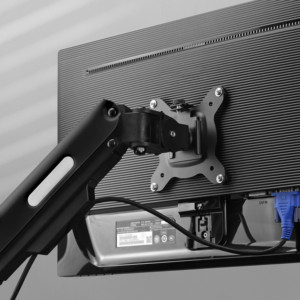 Samdi Chất lượng cao đôi khí mùa xuân Màn hình máy tính đứng màn hình đứng có thể điều chỉnh chiều cao Hỗ trợ chiều cao có thể điều chỉnh đứng - Product Image 5