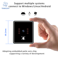 Sistema de Control de Acceso Biométrico Tendcent con Reconocimiento de Venas de la Palma de la Mano, Compatible con Múltiples SO, Aplicación Inteligente, SDK, OEM, ODM, WiFi, Logotipo Personalizado