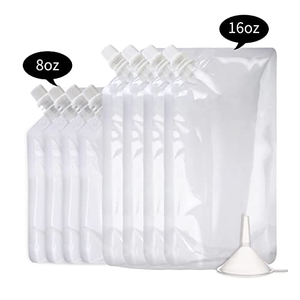 Différentes tailles Durable preuve d'odeur réutilisable croisière Sneak Flask Kit Rum Runner plastique jus bec pochette sac - Product Image 3