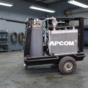 Compresseur d'air portable à essence APCOM 18HP 13Bar 40CFM 1,0 m3/min, compresseur rotatif mobile à vis entraîné par un moteur diesel - Product Image 1
