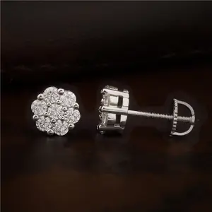 Wholesale cheap stud cubic zircon earrings imported from china