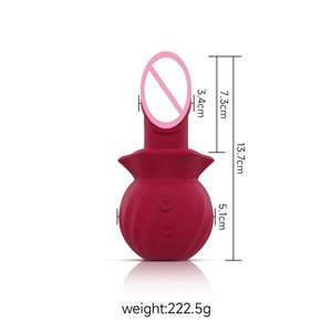 Vibrateur vaginal en silicone à succion, stimulation intense du point G, masturbateur, vibrateur à 10 fréquences pour les jouets sexuels féminins - Product Image 2