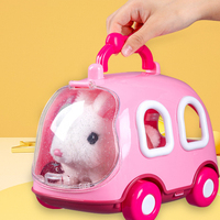 Animaux de Compagnie Électroniques Lapin Peluche Interactif Éducatif Jouets de Simulation pour Enfants Jouets en Peluche Électriques Marchant Lapin Jouets pour Enfants