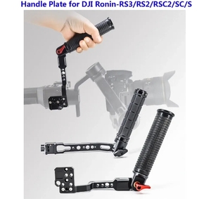 Poignée de montage de poignée de cardan professionnelle poignée vidéo avec plaque de chaussure froide pour stabilisateur DJI <span class=keywords><strong>Ronin</strong></span> <span class=keywords><strong>S</strong></span> SC S3 SC2 - Product Image 3