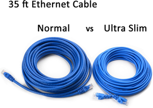 Câble de raccordement réseau RJ45 plat <span class=keywords><strong>Cat</strong></span> <span class=keywords><strong>6E</strong></span> Cat6 UTP coloré de 30 cm pour communication - Product Image 4