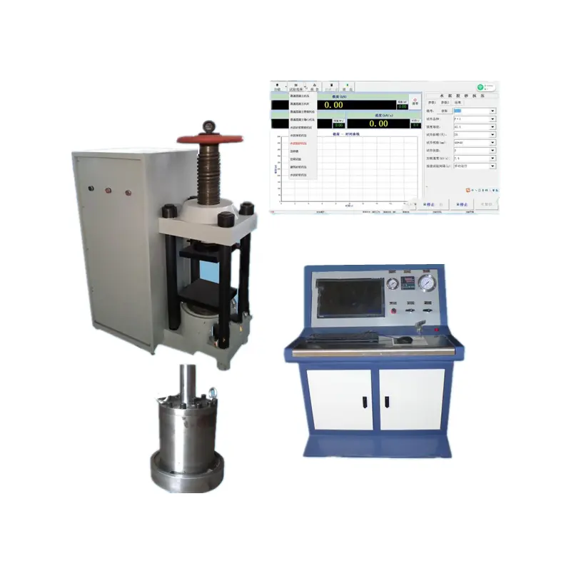 Máquina de teste de amostra de célula triaxial c142 rock