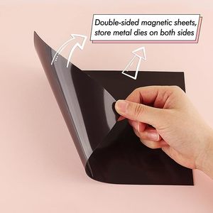 Adhesive A4 size Paste Refrigerator Sticker adhesive <b>magnetic</b> <b>sheet</b> Self adhesive soft magnet DIY <b>Magnetic</b> Roll - Product Image 2