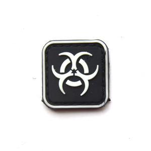 Parche de PVC termoadhesivo 3D en relieve de la serie <span class=keywords><strong>Resident</strong></span> <span class=keywords><strong>Evil</strong></span>, resistente al agua, de resina epoxi, sin necesidad de lavado, con diseño de calavera para gorra - Product Image 6