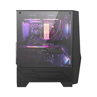 Boîtier pour ordinateur portable MSI MAG FORGE 100R, moyenne tour de pc avec ARGB 120mm, ventilateur, compatible avec ATX, micro-atx/Mini ITX