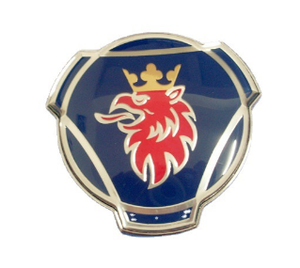 Para <span class=keywords><strong>Scania</strong></span> SAAB <span class=keywords><strong>Logo</strong></span> Grifo Azul con Rojo Emblema Insignia Parrilla Delantera de Camión 83 mm OE 1401610 - Product Image 4