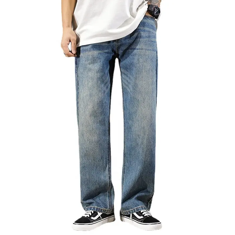 MJ110 ODM OEM – jean multicolore pour homme, pantalon de qualité supérieure, coupe ample, mode Denim, taille Plus