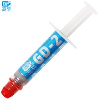 13 Pièces de Pâte Thermique Grise GD-2, Emballage en Seringue Courte de 1 Gramme, Composés Thermiques pour Refroidisseur de Processeur d'Ordinateur et de Carte Graphique
