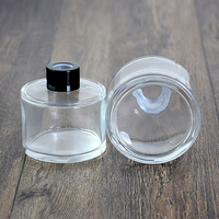 Bouteilles de diffuseur à bâtonnets Aroma Decor avec bouchon, vides, rondes, en verre transparent, vente en gros, 50 ml à 250 ml, pour cosmétiques et décoration intérieure, 100 pièces