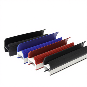 Profilés en plastique extrudé décoratifs sur mesure en usine, profilés en plastique rigide extrudé, PVC, ABS, PP, PE, profilés coulissants en plastique - Product Image 5