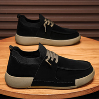 Chaussures de Marche Athlétiques Décontractées Tendance pour Hommes, Respirantes, Semelle en Caoutchouc Antidérapante, Tige Souple en PU, Fermeture à Lacets pour Toutes Saisons