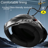 Casque de moto à visière double rabattable certifié 3C/DOT en ABS pour hommes et femmes, utilisation universelle quatre saisons, scooter/vélo électrique, hiver
