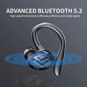 YYK-580 In Ear TWS Earbuds Wireless Headphones Memory Ear Hook Sports Earphones for Running Workout - Product Image 5