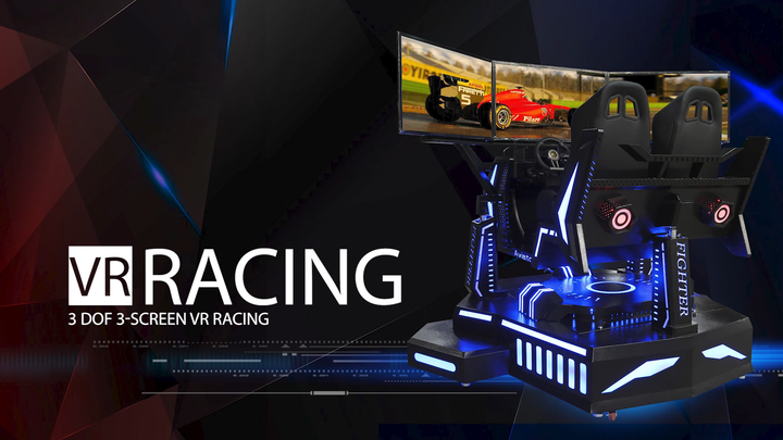 Customized Super VR 9D Virtual Reality Driving Experience Formula Racing  Simulator Motion